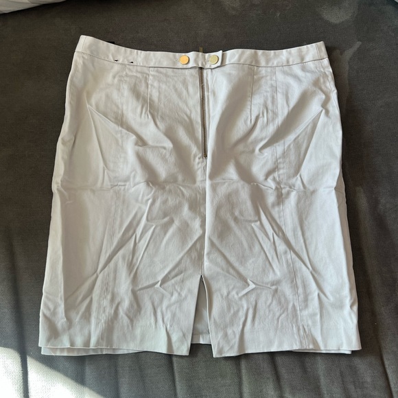 Express Pencil Skirt Beige 10 - Picture 2 of 4